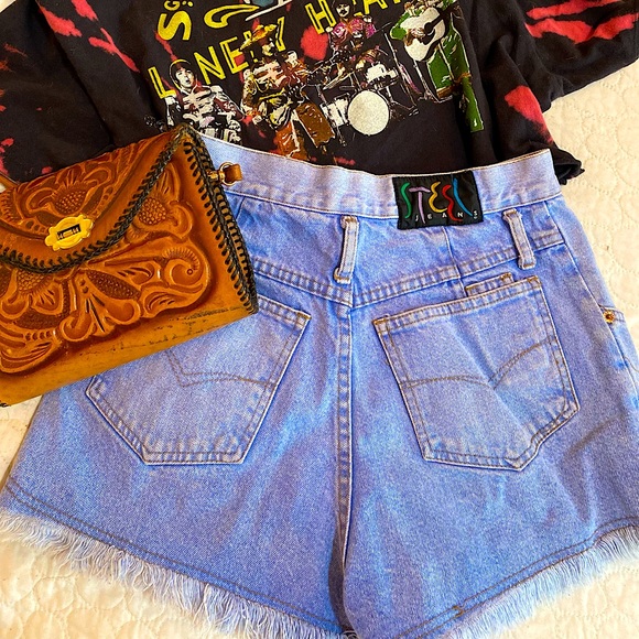 Vintage Steel Jean Shorts - Picture 1 of 3